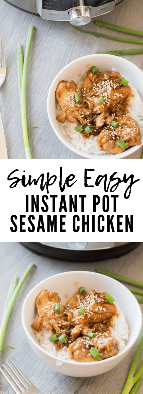 Instant Pot Sesame Chicken Pinterest
