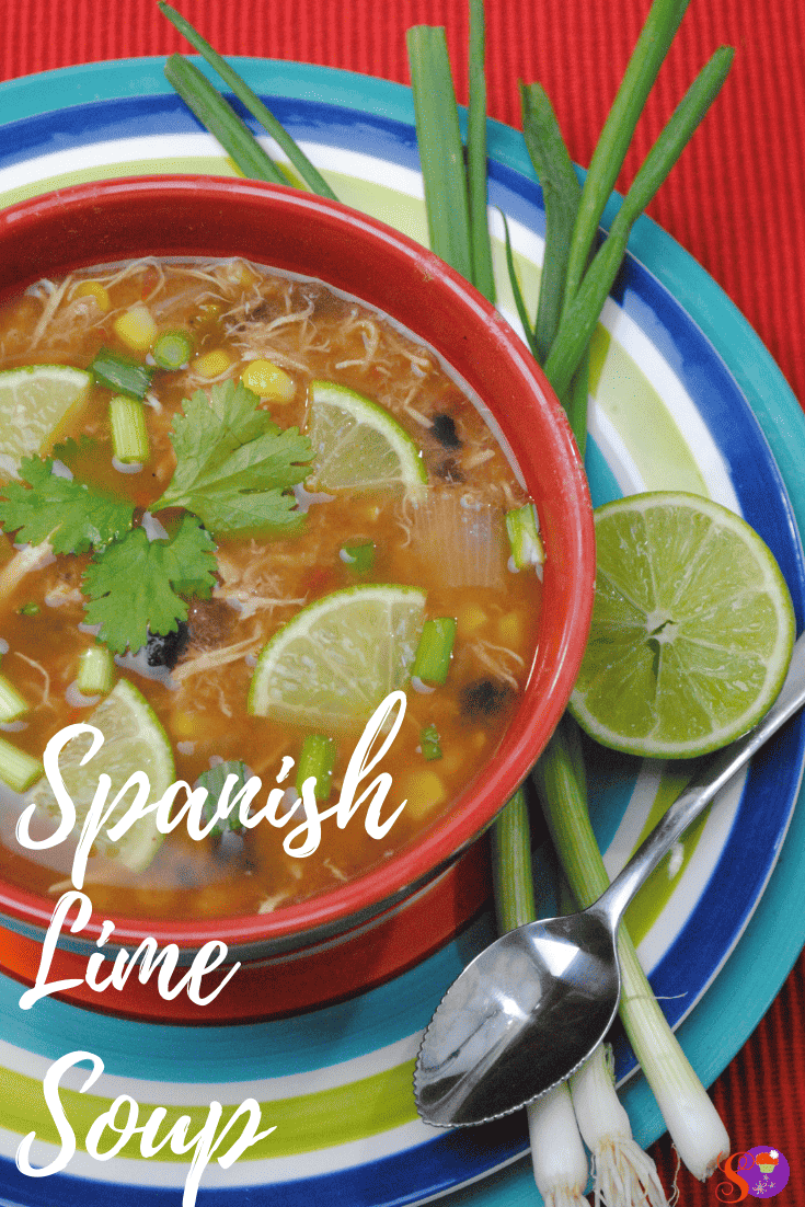 Slow Cooker Spanish Lime Soup - Sopa De Lima