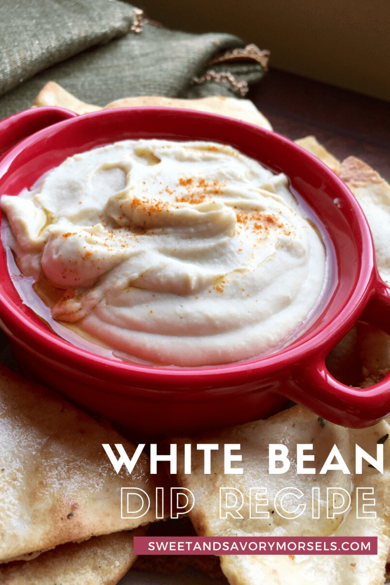 White Bean Dip Smooth and Creamy Dip Recipe Sweet and Savory Morsels