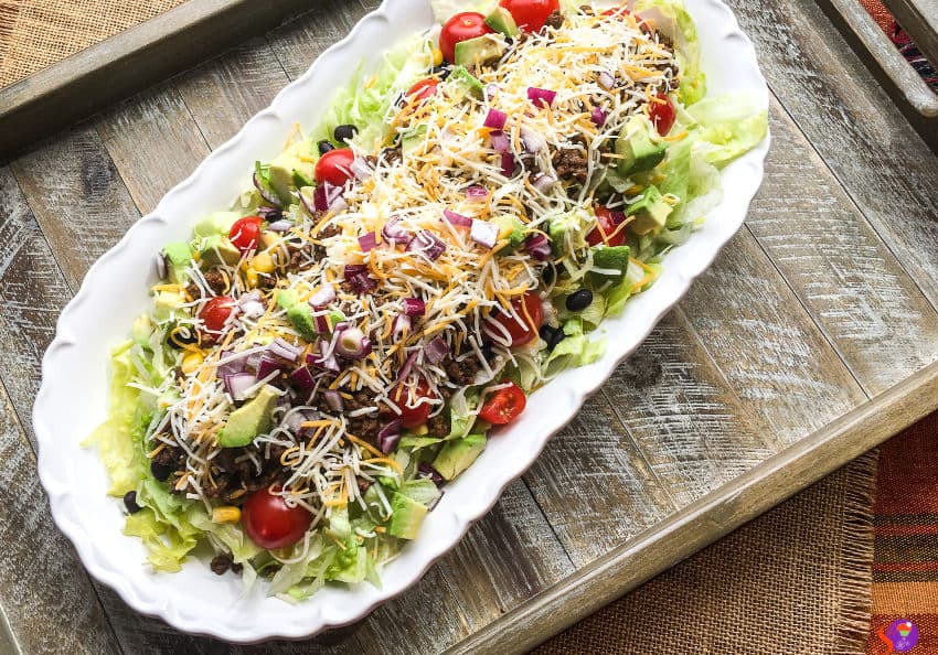 beef taco salad recipe