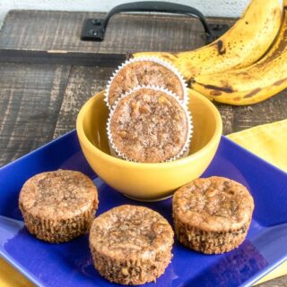 easy banana chocolate chunk muffins