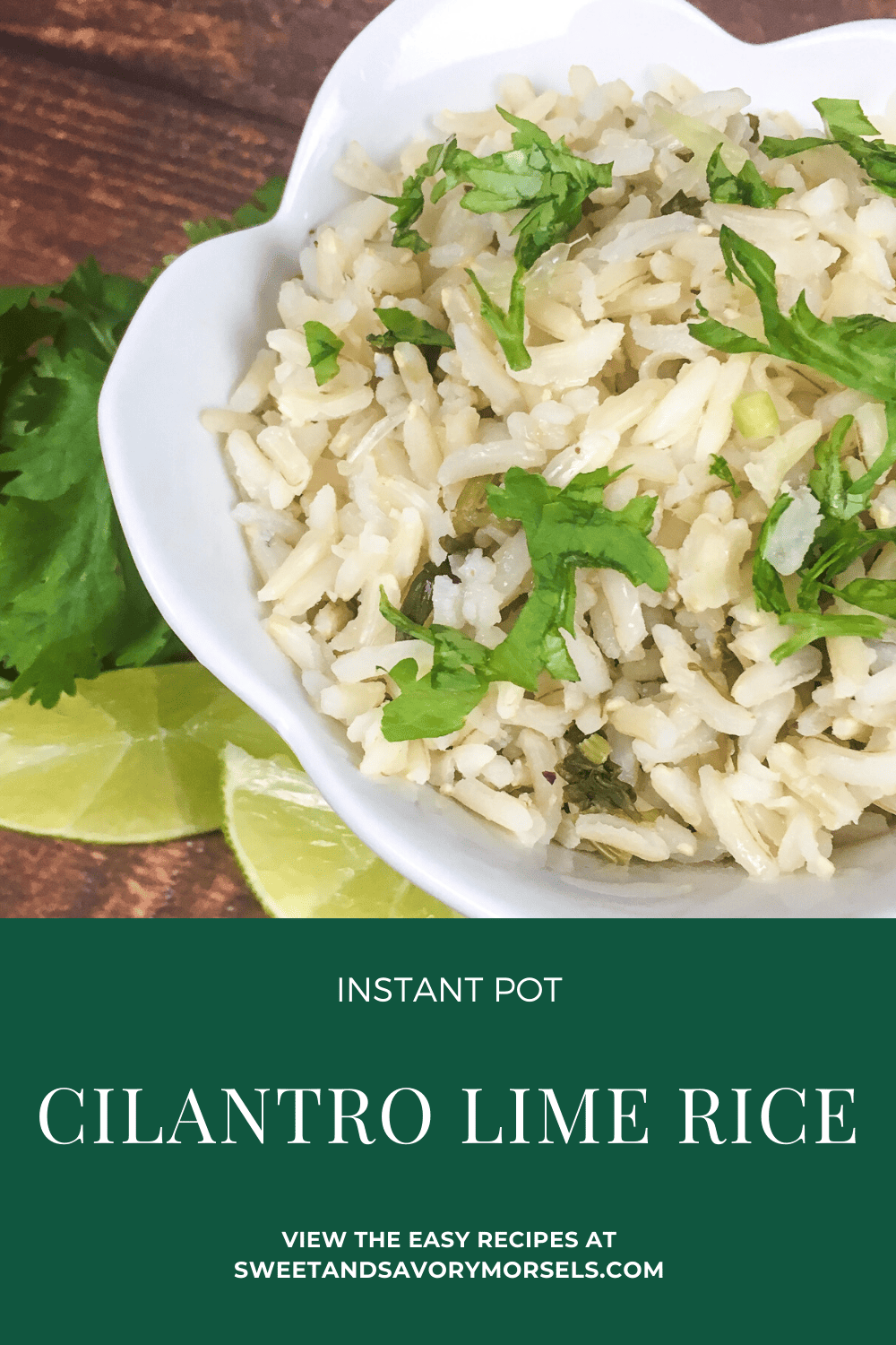 Brown rice seasoned with fresh lime juice, lime zest, garlic, and cilantro creates an outstandingly delicious side dish in this Cilantro Lime Rice recipe!