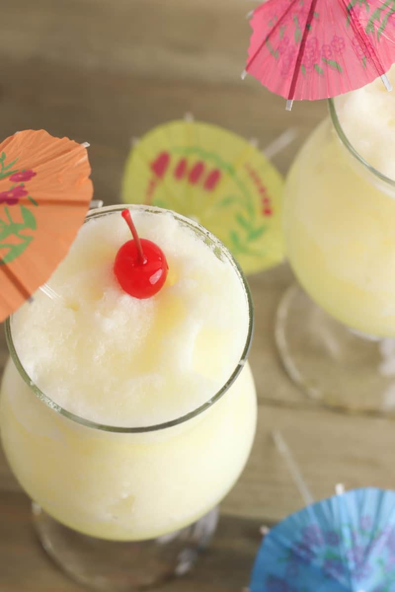 Frozen Pineapple Lemonade Refreshing Drink Recipe