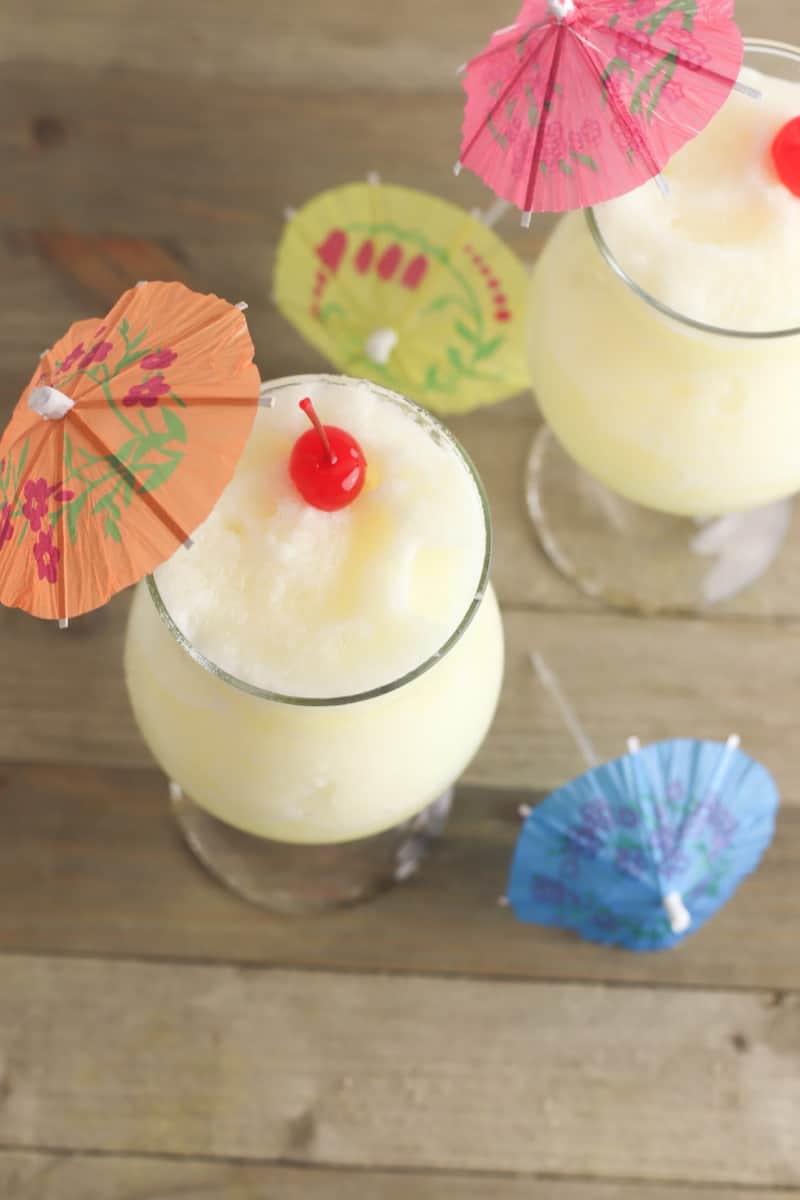 Frozen Pineapple Lemonade Refreshing Drink Recipe