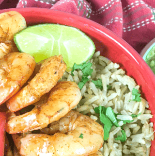 Easy Shrimp Fajita Bowls with Cilantro-Lime Rice Recipe
