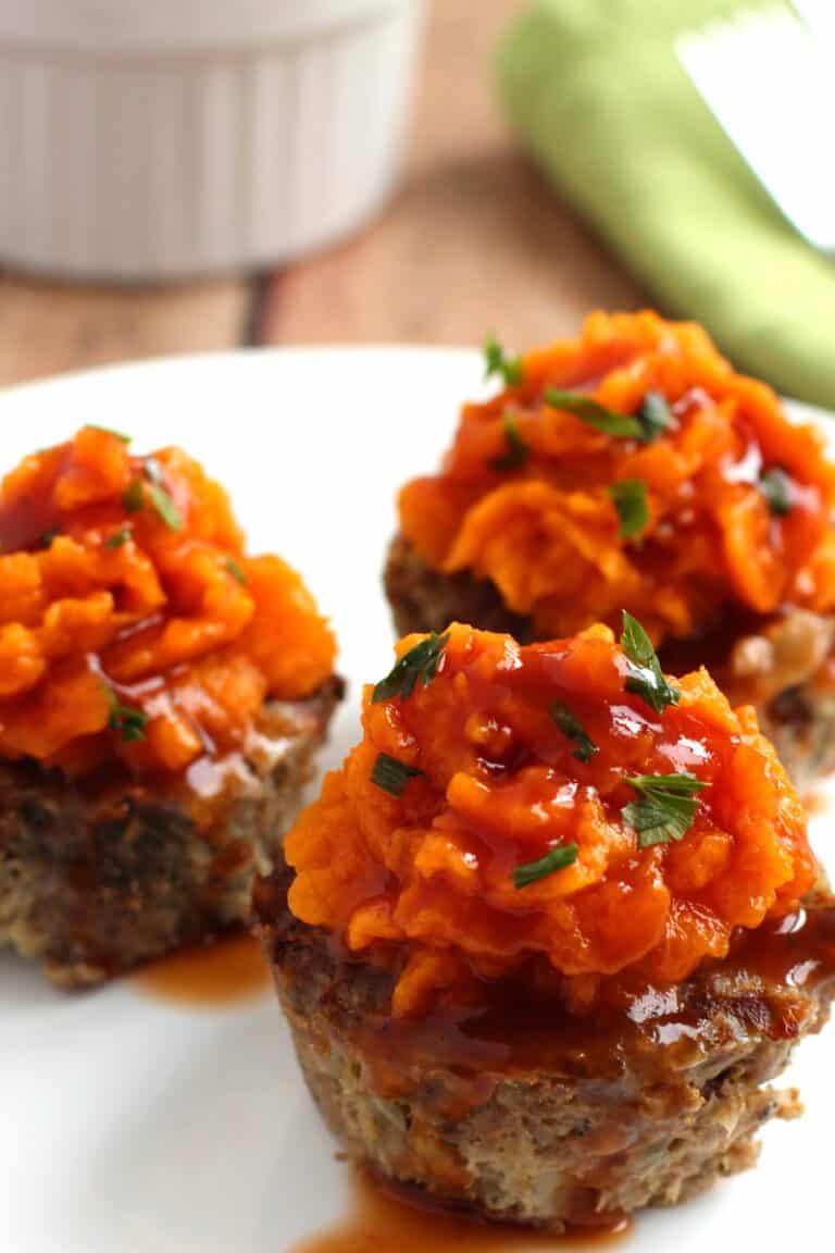 Meatloaf Sweet Potato Muffins Recipe