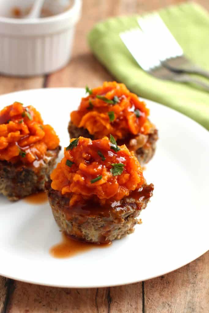 Meatloaf Sweet Potato Muffins