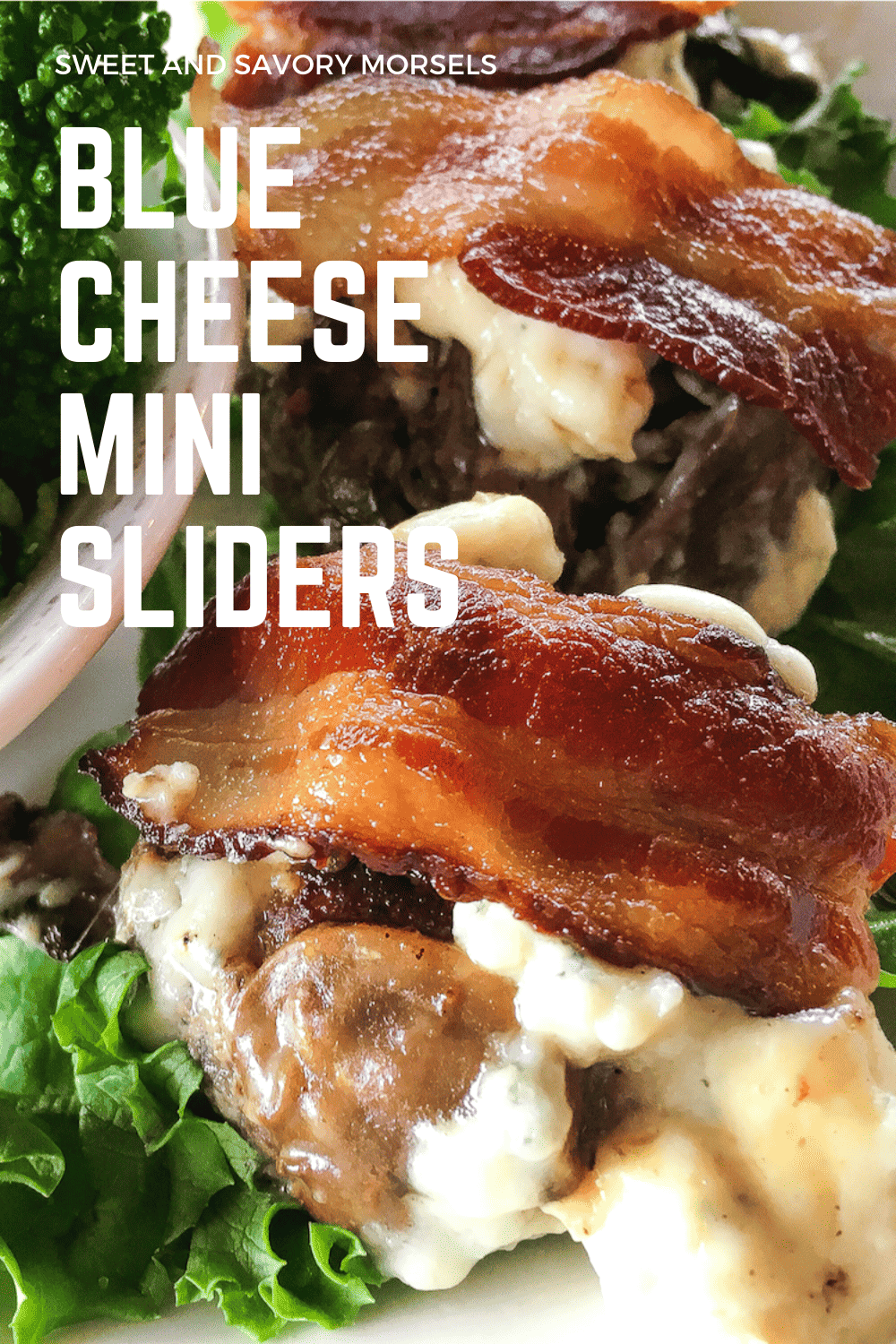 Ground beef is seasoned with garlic and onion, then formed into mini patties that are topped with melted blue cheese, sautéed mushrooms, and crispy bacon is this delicious Blue Cheese Beef Sliders recipe! Not only are these delicious, but they're super easy to make, too!