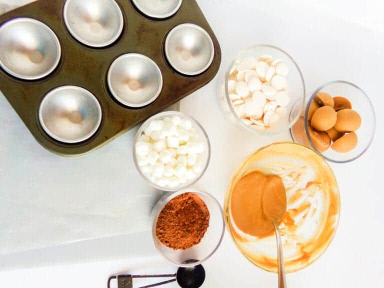 Peanut Butter Hot Cocoa Bombs Sweet and Savory Morsels