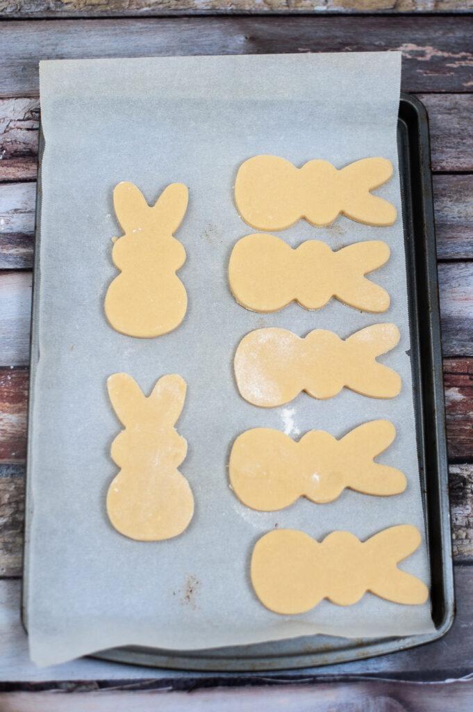 Circus Animal Easter Bunny Sugar Cookies