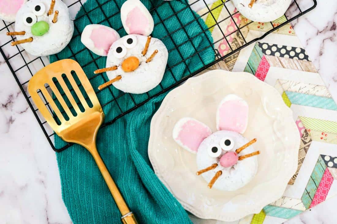 Easy Easter Bunny Donuts