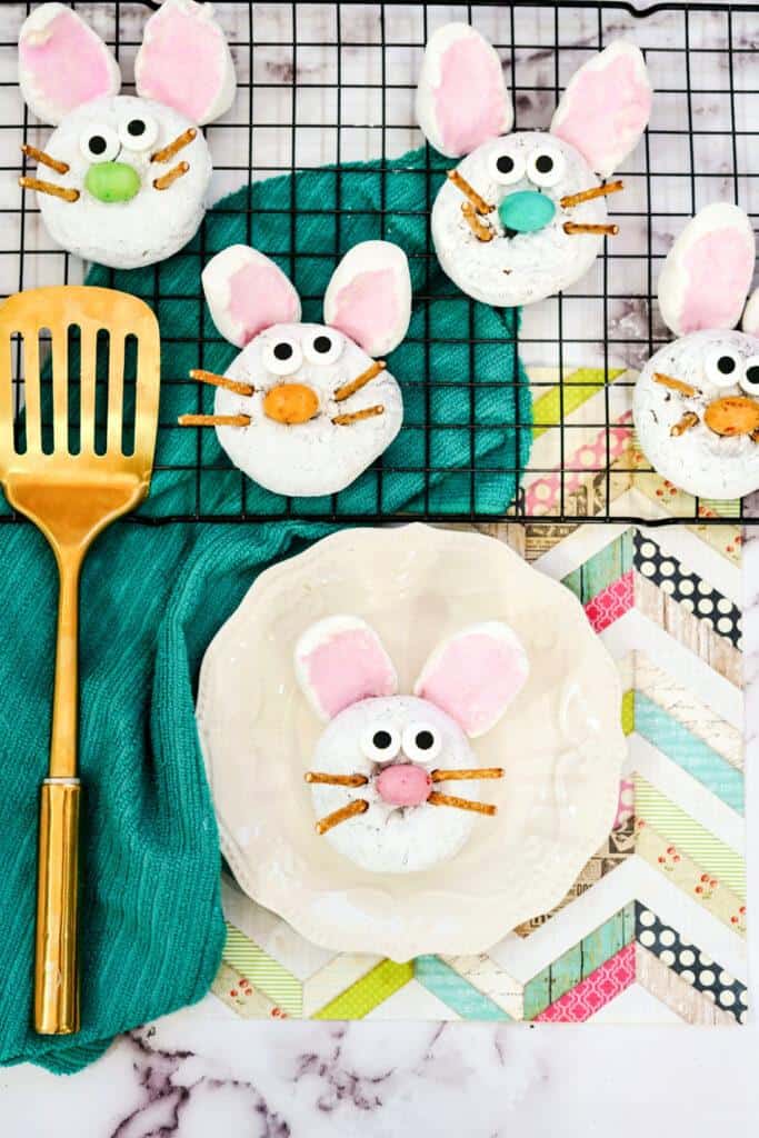 Easy Easter Bunny Donuts