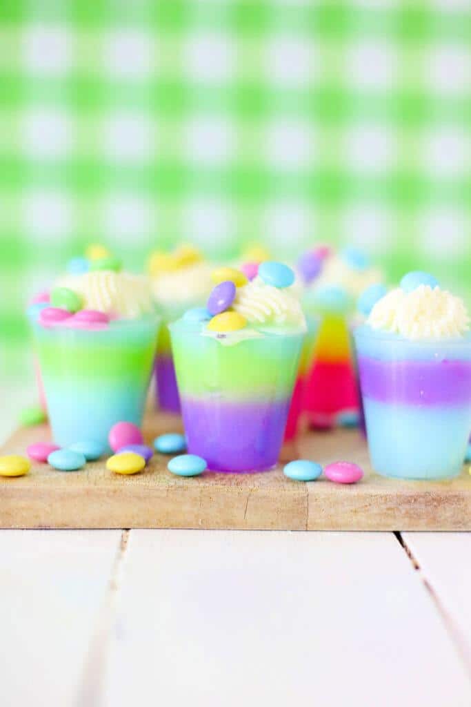 The Best M&M’s Easter Jello Shots