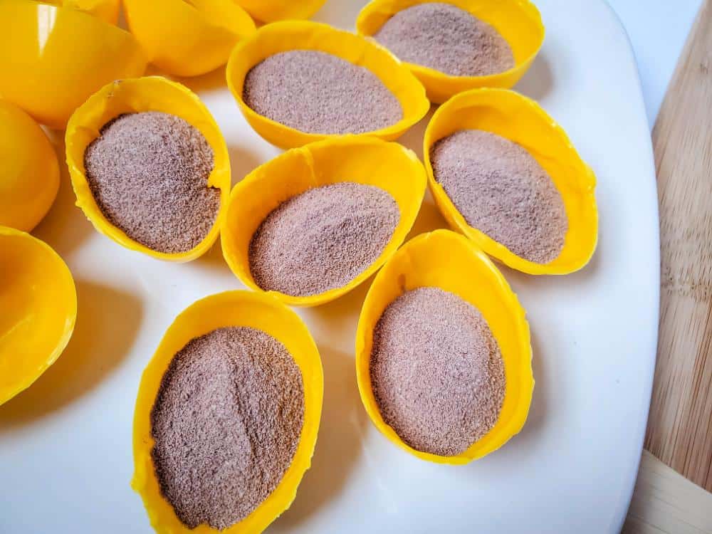 Yellow Easter Egg Hot Cocoa Bombs