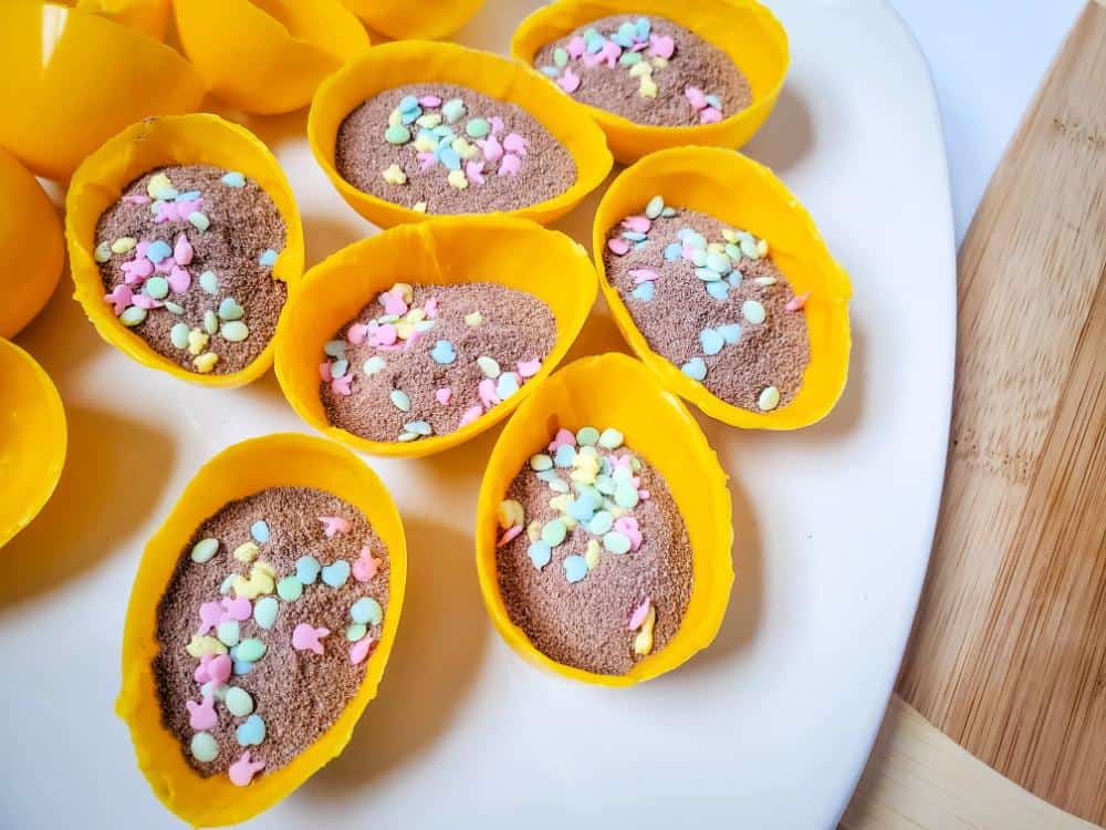 Yellow Easter Egg Hot Cocoa Bombs