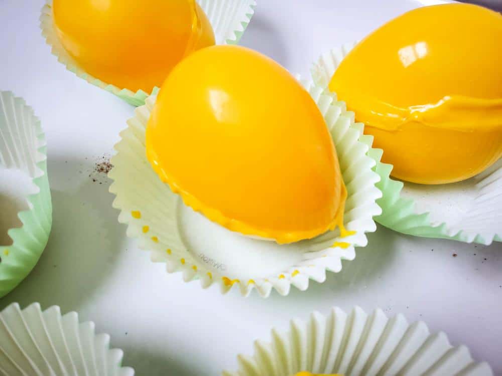 Yellow Easter Egg Hot Cocoa Bombs