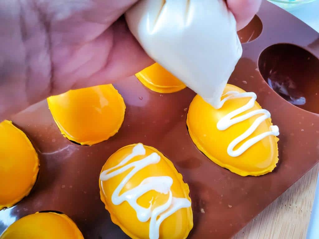 Yellow Easter Egg Hot Cocoa Bombs