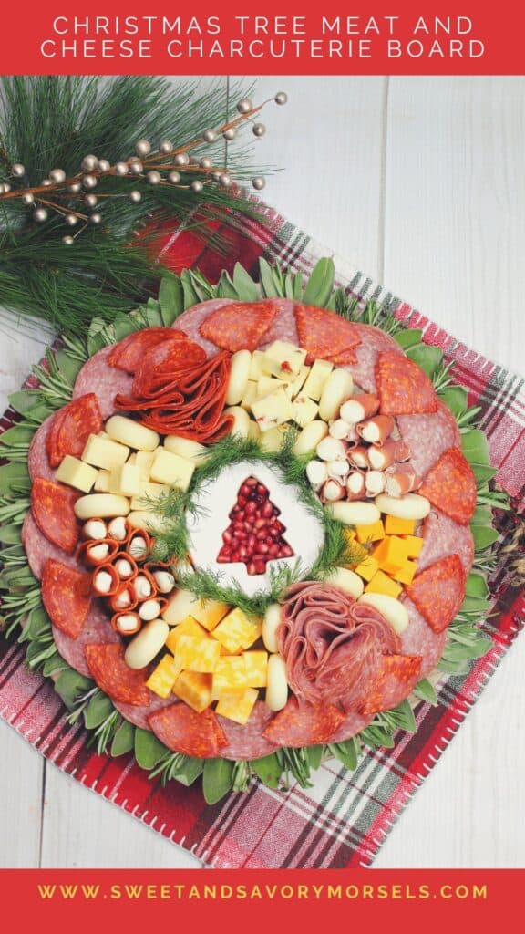 Meat and Cheese Christmas Tree Charcuterie Board