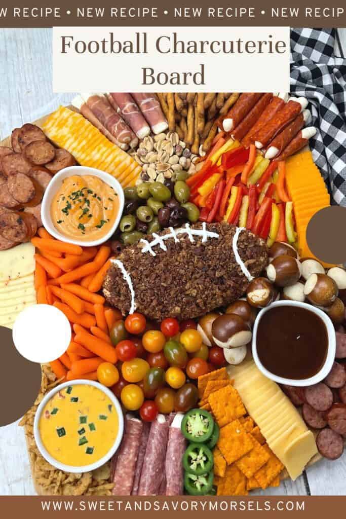 Football Charcuterie Board