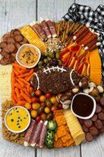 Football charcuterie board - Sweet and Savory Morsels