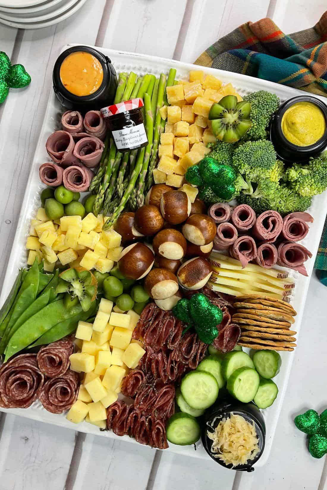 St. Patrick’s day charcuterie board