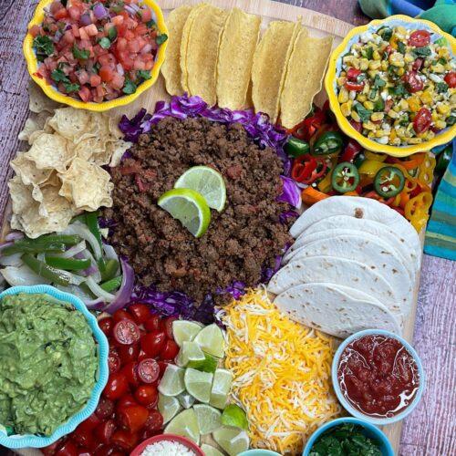 Taco Charcuterie Board