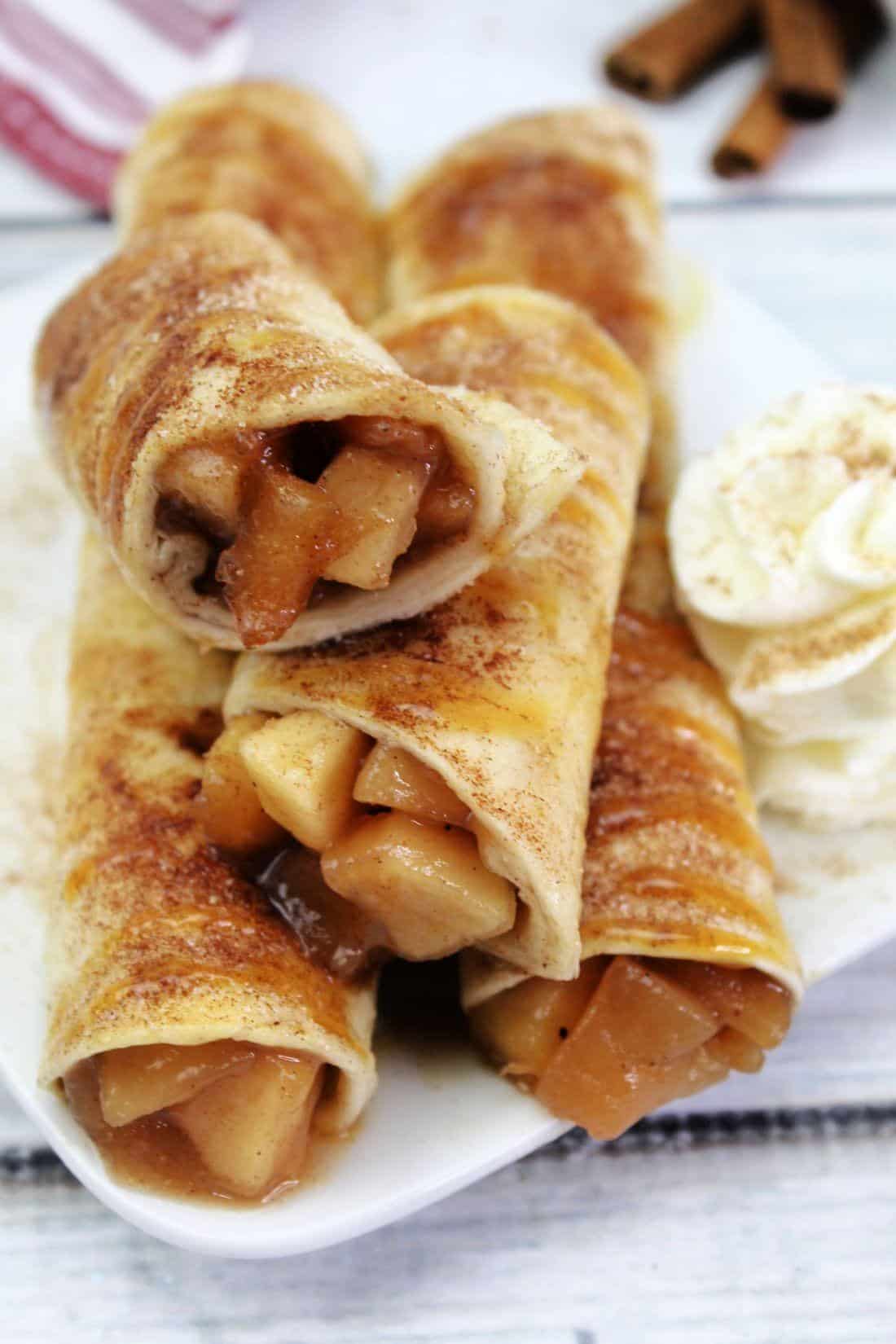 Insanely Good Apple Pie Taquitos That Are Quick & Simple To Make