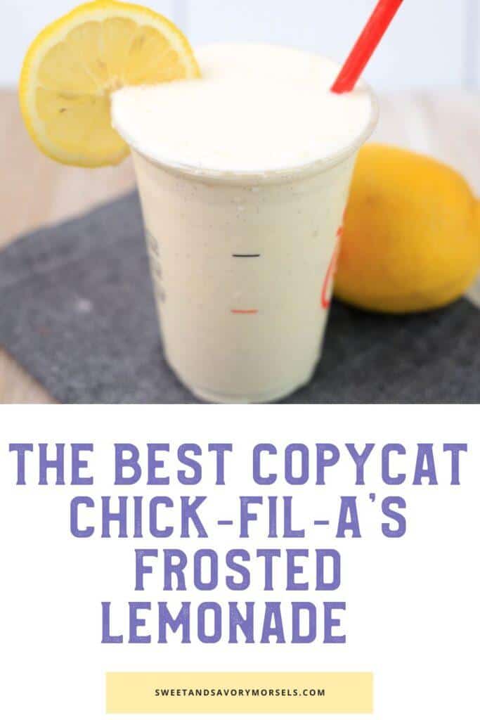 The Best Copycat Chick-fil-A's Frosted Lemonade