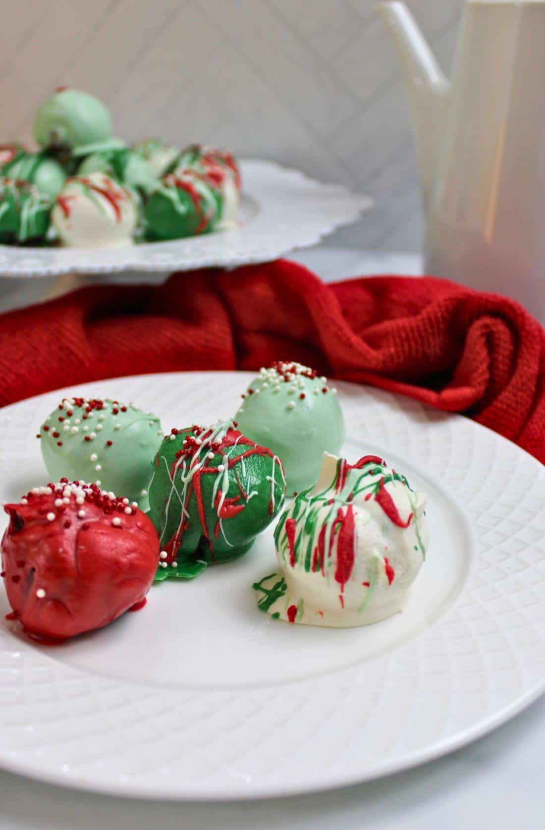 Title Festive Red Velvet Cake Balls