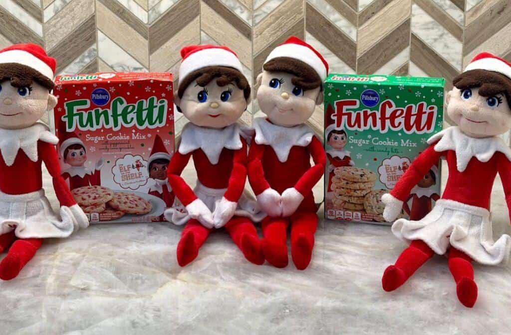 Funfetti Sugar Cookie Mix and Elves