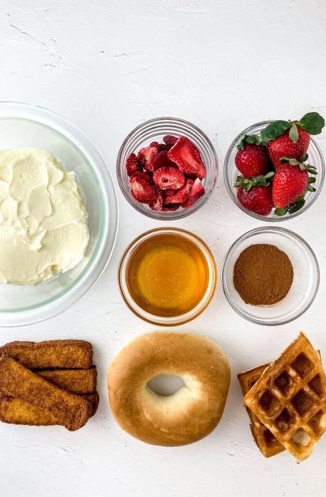 Strawberry Honey Butter Board Ingredients