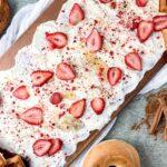 Strawberry Honey Cinnamon Board Ready to Serve