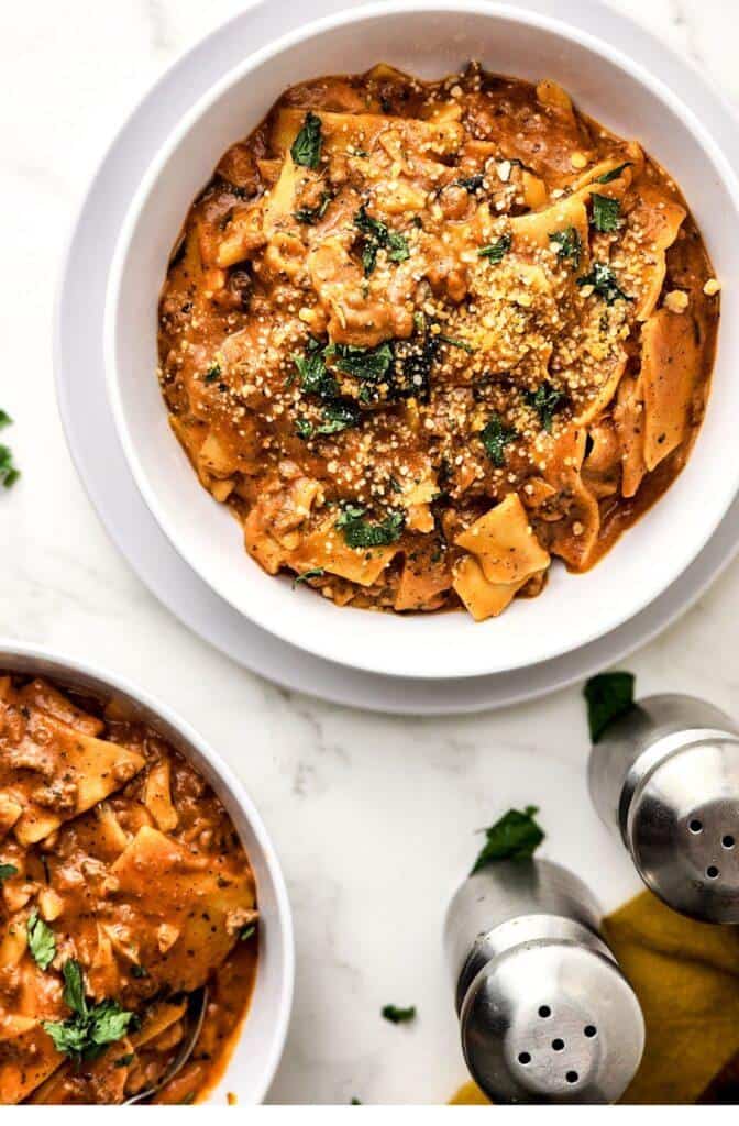 TikTok Viral One-Stop Lasagna Soup