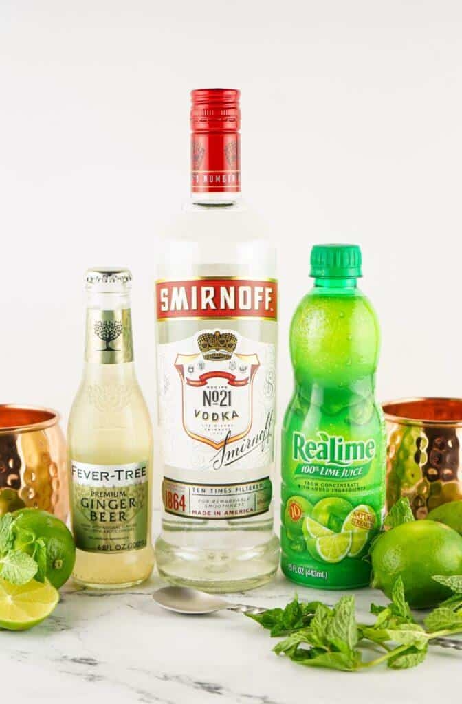 Moscow Mule Ingredients