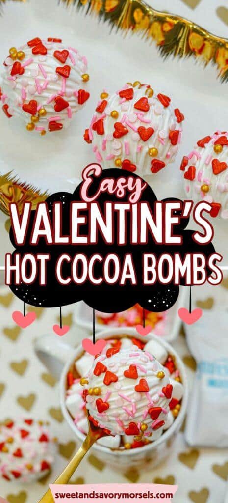 Valentine's Day Hot Cocoa Bombs