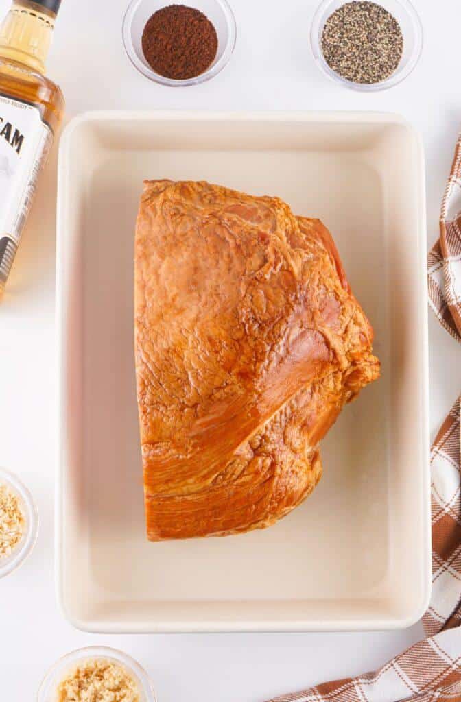 Place Ham in Baking Dish