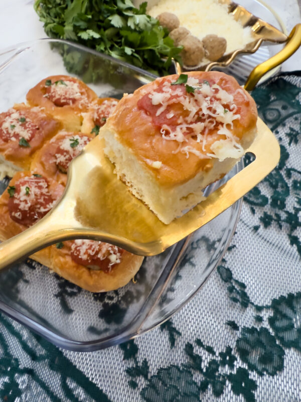 EASY CHEESY MEATBALL SLIDERS