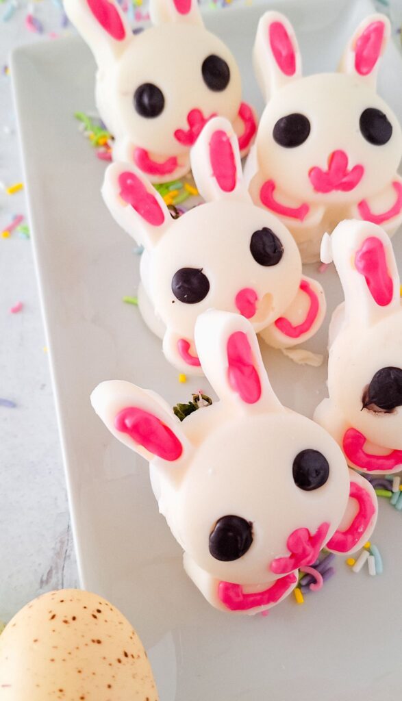 Chocolate Covered Strawberry Bunnies - Easy Easter Dessert 2 Chocolate Covered Strawberry Bunnies